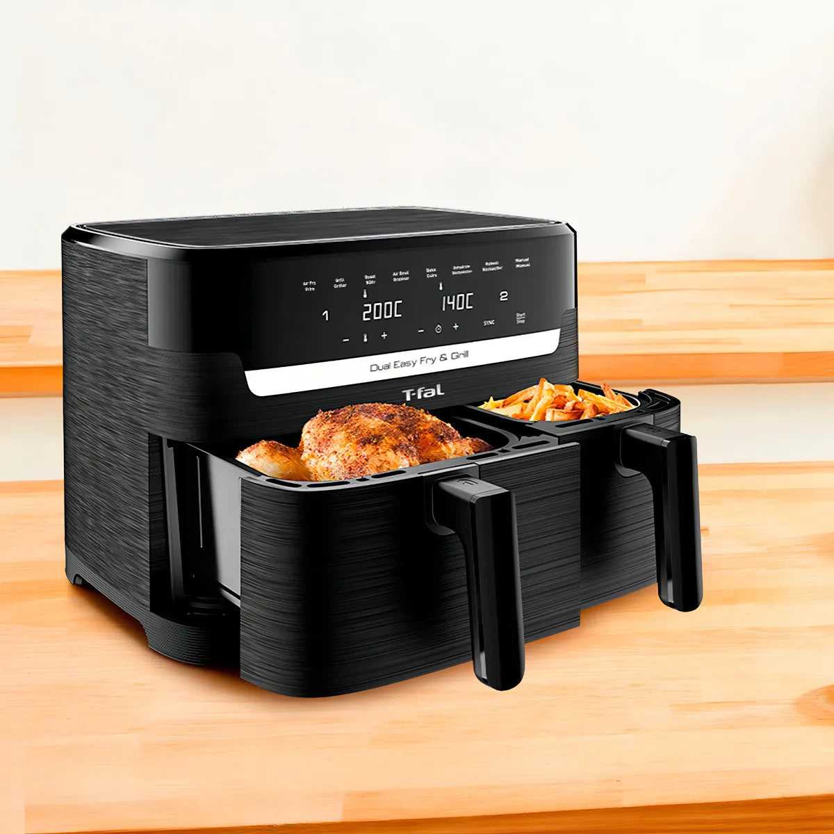 Freidora De Aire T-fal Easy Fry Grill Dual Ey905n50