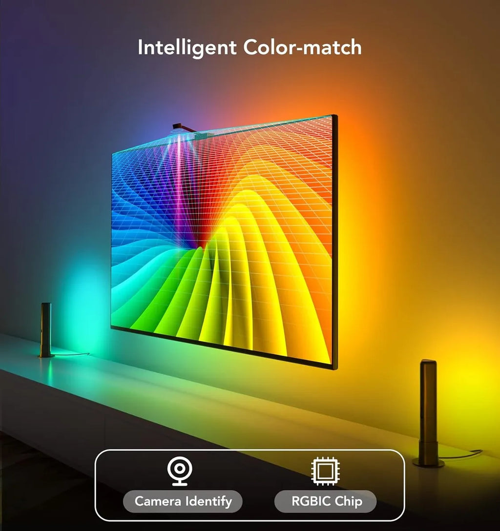Luces De Tira Led Rgbic Inteligentes Govee Wi-fi Y Barras De Multicolor