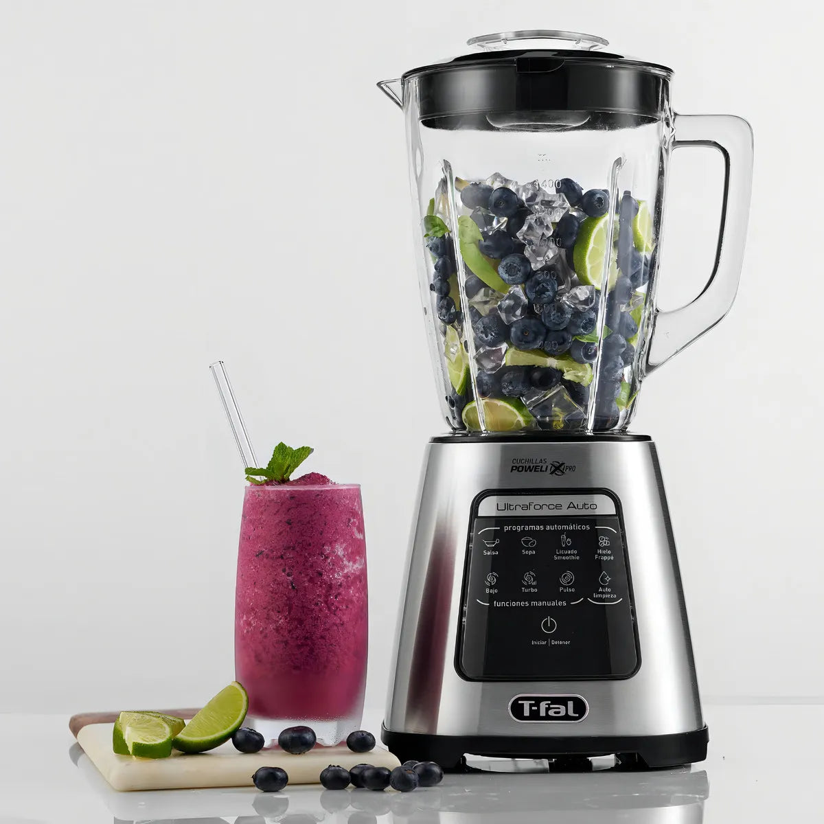 Licuadora 2.2l, Ultraforce Auto, Acero Inox, Tefal, Ln38pdx0