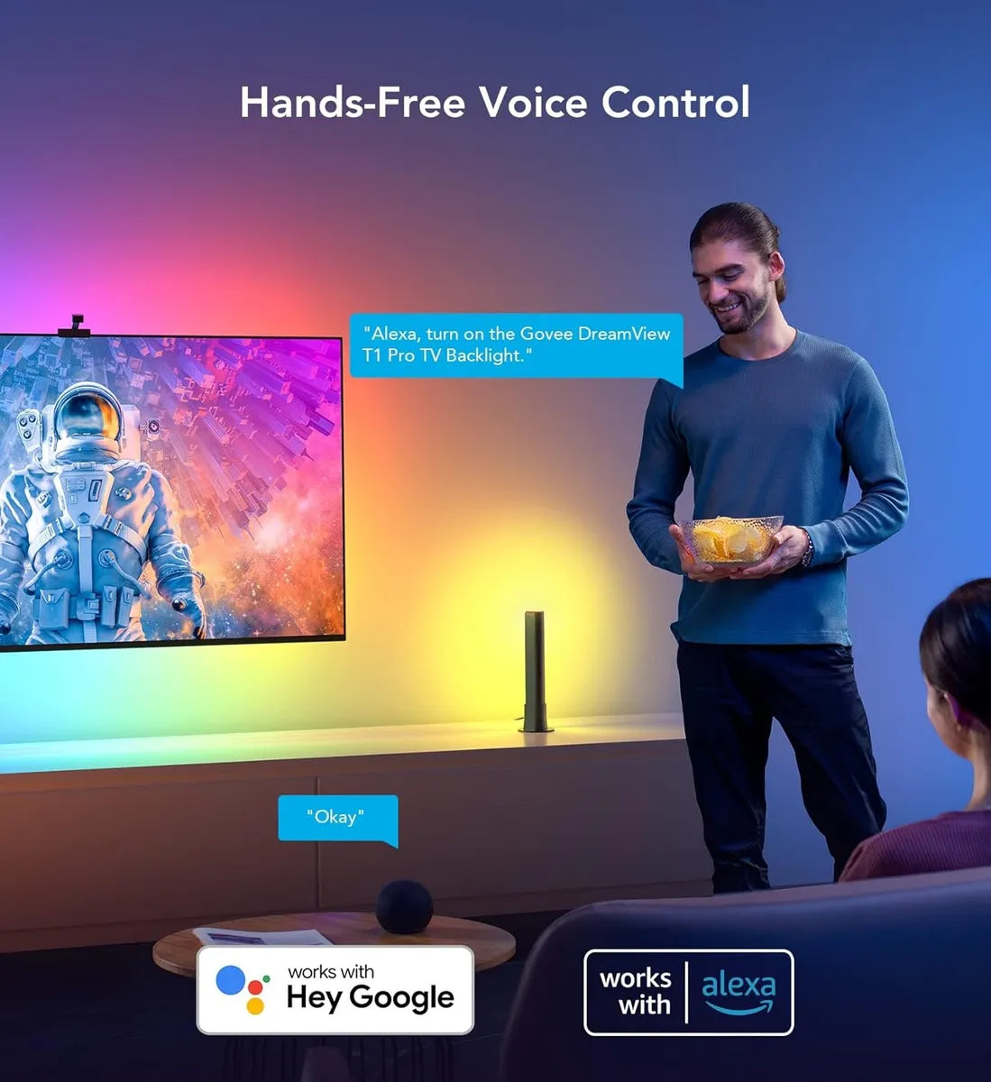 Luces De Tira Led Rgbic Inteligentes Govee Wi-fi Y Barras De Multicolor