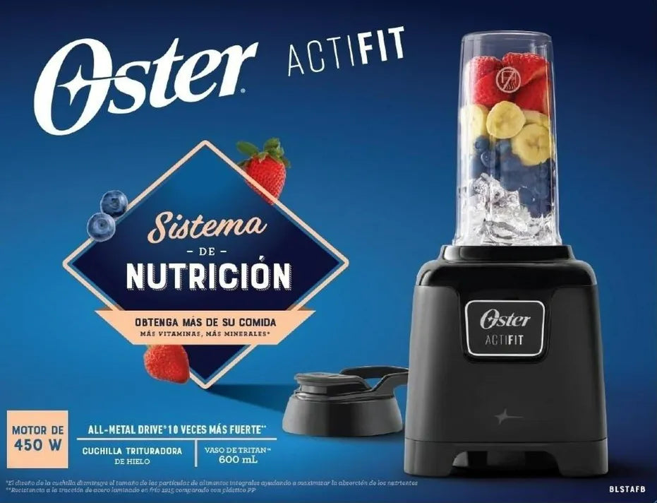 Licuadora Portátil Oster Tipo Nutribullet Sistema Actifit