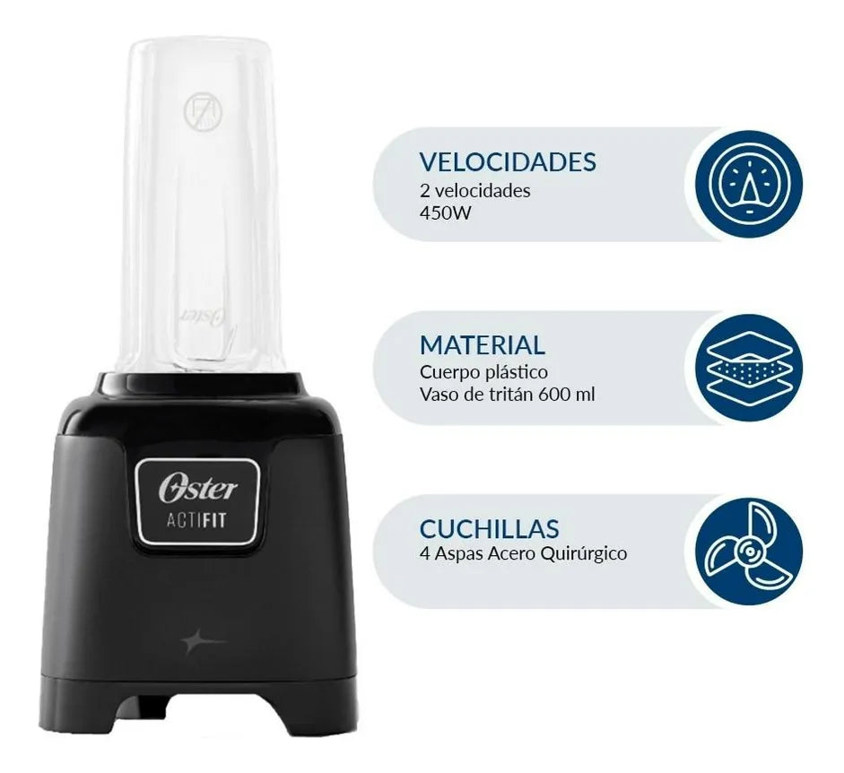 Licuadora Portátil Oster Tipo Nutribullet Sistema Actifit
